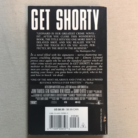 📚2/$6 Get Shorty #1 Chili Palmer Series - Picture 2 of 10